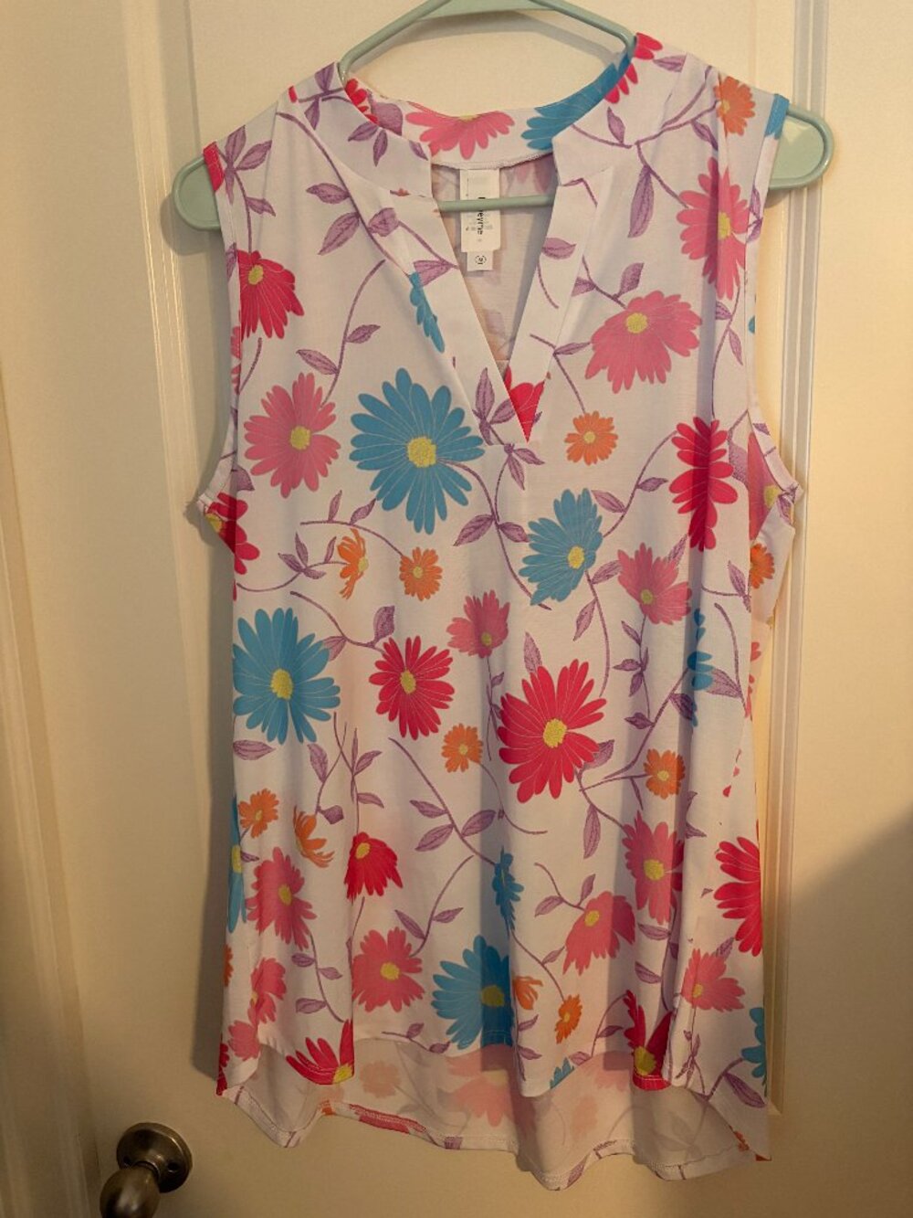 Honeyme Sleeveless Gabby Top- Medium